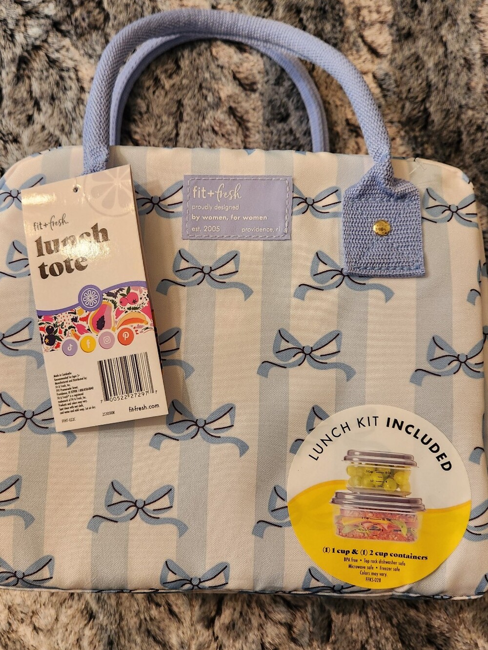Lunch Tote-Lunch Kit Included-1 Cup+ 2 Cup. - Picture 5 of 6